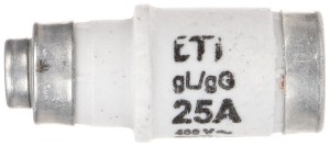 WKŁADKA TOPIKOWA D02 gG 25A 400V 002212002 ETI