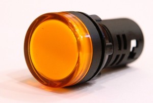 Lampka sygnalizacyjna LED Żółta 22mm 24V AC/DC 50H