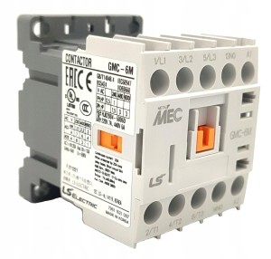Stycznik miniaturowy 2,2kW 6A GMC-6M 230V AC 1NO