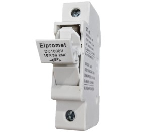 Podstawa bezpiecznikowa PV DC 1000V 25A 10x38 1P