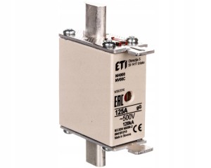Wkładka topikowa NH00C ETI 004181215 125A gG 500V