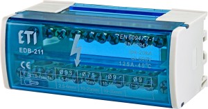 Blok rozdzielczy 2P 125A (2x11 otw.) ETI EDB-211
