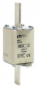 Wkładka bezpiecznikowa ETI WT2C NH2 gG 160A 500V