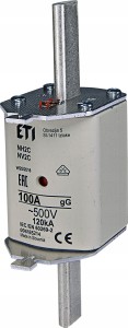 Wkładka bezpiecznikowa ETI WT2 NH2 gG 100A 500V