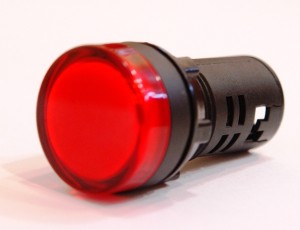 Lampka sygnalizacyjna LED Czerwona 22mm 24V AC/DC
