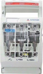 Rozłącznik bezpiecznikowy Apator RBK-00 160A NOWY!